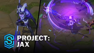 PROJECT Jax Skin Spotlight  PreRelease  PBE Preview  League of Legends [upl. by Avle]