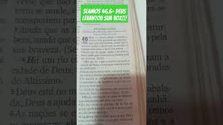 Salmos 466 A voz de Deusmensagemdodiamensagensdabibliasalmosfereelsvloggratidãopaz [upl. by Tybi901]