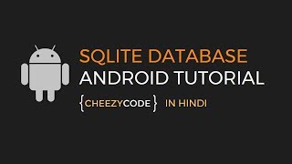 Android SQLite Database Tutorial  Creating Database and Tables in SQLite  1 in Hindi [upl. by Ondrej]