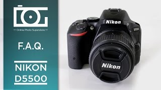 TUTORIAL  NIKON D5500 With AFS DX NIKKOR 1855mm f35  56 G VR II  Most Asked Questions [upl. by Garibald]