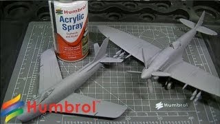 Humbrol  How To Use  Spray Primer [upl. by Mil]