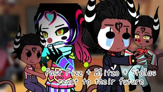 Past Fizz  Blitzø  Stolas react to their future  No pt 2  helluvaboss [upl. by Morvin]