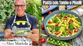 PASTA TONNO E PISELLI  Ricetta di Chef Max Mariola [upl. by Anomar]