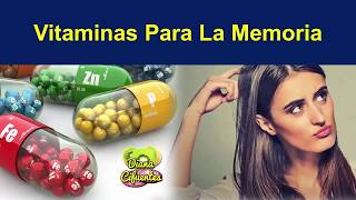 Vitaminas Para La Memoria [upl. by Sirrot]