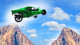 JUMP OVER THE MOUNTAINS OR DIE GTA 5 Funny Moments [upl. by Allemahs]