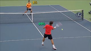 Full Attack Federer is Mathematically Unstoppable [upl. by Coady]