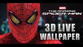 The Amazing SpiderMan 3D Live Wallpaper wClocks [upl. by Uel]