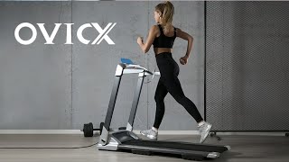 XQIAO OVICX Q2S Smart Folding Treadmill Official Video [upl. by Basile39]