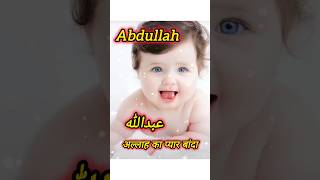 मुस्लिम लडको के नाम 2024 part 61Latest Muslim Baby Boys Name New  2024 Unique Names shorts [upl. by Abel869]