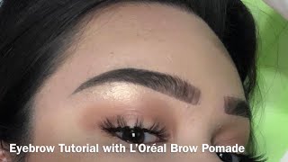 L’Oréal Brow Stylist Frame and Set Brow Tutorial [upl. by Arodnahs]