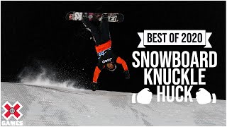 BEST OF SNOWBOARD KNUCKLE HUCK 2020  World of X Games [upl. by Noble352]