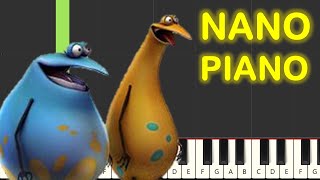 Erky Perky Intro Theme Song Piano Tutorial [upl. by Aala]