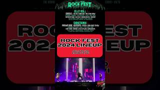 Rock Fest 2024 Lineup Announced Shorts [upl. by Crin]