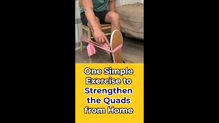 How To Strengthen Your Quads From Home Using Just One Simple Exercise quadriceps quadstretch [upl. by Fregger]