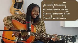 Limmensité de ta grandeur  Toi seul es digne  Tutoriel guitare [upl. by Adanama]