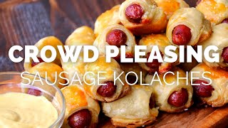 How To Make Simple Sausage Kolaches  Easy Sausage Kolache Recipe  Elevated Comfort Ep 4 [upl. by Aihsram]