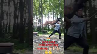 India army dog training 🐕🐕long jump 🇮🇳🇮🇳🇮🇳♥️💪👌🐕🙏 tranding video [upl. by Nylirej241]