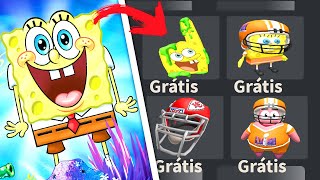 6 NOVOS ITENS GRÁTIS do BOB ESPONJA CHEGOU no ROBLOX Corre [upl. by Er216]