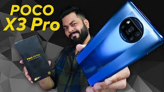 POCO X3 Pro Unboxing amp First Look ⚡ Snapdragon 860 120Hz Screen 48MP Camera amp More [upl. by Nanreit]