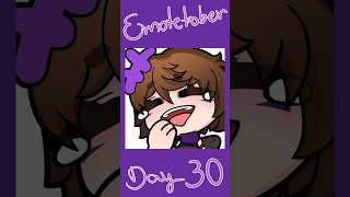 Day 30 of my emotetober challenge  timelapse inktober2024 [upl. by Haas]