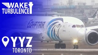 Egyptair Boeing 787 Dreamliner Takeoff from Toronto to Cairo [upl. by Anerb]