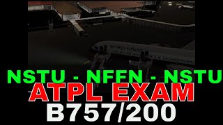 ATPL EXAMS NSTU  NFFN  NSTU  B752  P3Dv54 [upl. by Eentihw]