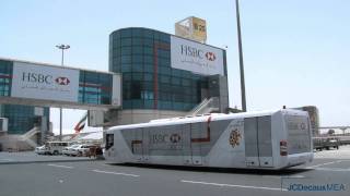 JCDecaux UAE  HSBC Jet Access Fleet Advertising Campaign in Dubai International Airport [upl. by Ier]