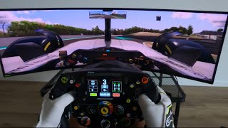 Testing the W13 Mercedes F1 car in iRacing [upl. by Ennaecarg]