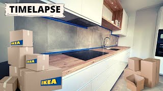 TIMELAPSE  How to build an Ikea KITCHEN [upl. by Peursem]