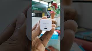 ব্যবহার করেন নিশ্চিন্তে 🥰Anker 20w powerPort  20W cube  PD USB c  Fast charging Atepter [upl. by Aninahs]