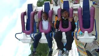 Tornado Onride Clapham Common Funfair [upl. by Leumel581]