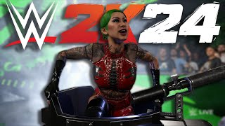 WWE 2K24 Creation Showcase Shotzi 24 w Updated Hair InGame Model Edit [upl. by Leanatan]