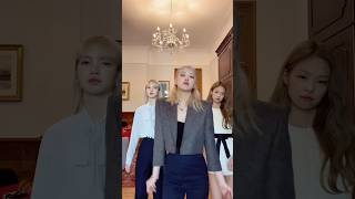 RoseJennie and Lisa APT Dancing Challenge💃😜❤️editblackpinkrosejennielisajisooarmyblinkvideo [upl. by Eceirtal]