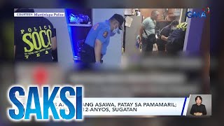 Pulis at kanyang asawa patay sa pamamaril anak nilang 12anyos sugatan  Saksi [upl. by Denbrook280]