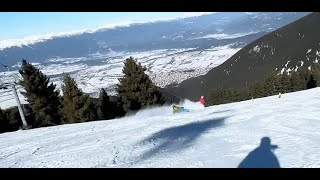 Thrills and Spills Afternoon Adventure Bansko 2024 Ski Action Snow Report [upl. by Araccot]