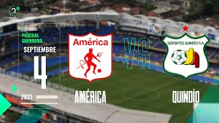 América Vs Deportes Quindío LigaBetPlay EN VIVO [upl. by Anurb]