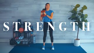 Building Strength with Dumbbells for Seniors amp Beginners  30 min all Standing Workout [upl. by Mazman]