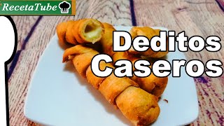 Como Preparar DEDITOS DE QUESO en casa muy FÁCIL DE HACER Receta casera  recetatube [upl. by Nnasus381]