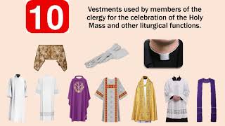 Sacred Vestments Used By the Clergy [upl. by Anos]