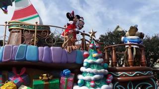 Tokyo Disneyland quotChristmas is Herequot Parade [upl. by Magner]