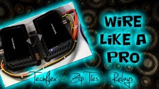 How to  Car Audio Wiring  Tips and Tricks to a Clean Install  Car Audio Fabrication CAF [upl. by Zarla]