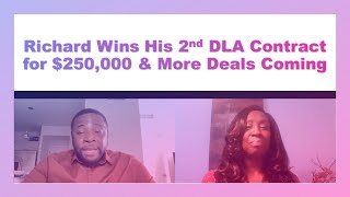 Richards 2nd DIBBS DLA Win 250000 IDC  How to Win DLA Contracts in DIBBS  2 Contracts 100 Days [upl. by Leumek]