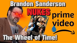 Brandon Sanderson NUKES The Wheel of Time TV show from ORBIT [upl. by Milka554]