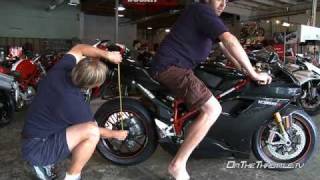 2008 Ducati 1098S Suspension Evaluation [upl. by Melisandra814]