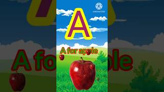 A for apple 🍎 b for ball abcd alphabet abcd capital Letters 🅰️ [upl. by Brod]