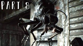 RESIDENT EVIL 7 Walkthrough Gameplay Part 8  Giant Bugs RE7 [upl. by Alegre]