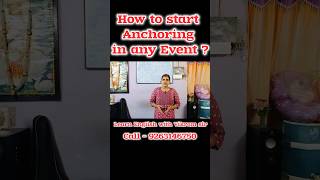 Best Anchoring  How to start anchoring on stage [upl. by Warthman]