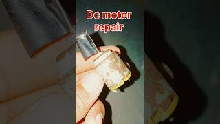 Dc motor repairvideo experiment [upl. by Zulch]