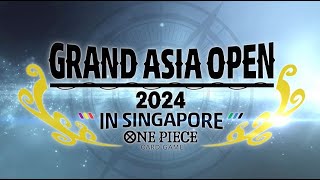 For Asia regions only Official Trailer  ONE PIECE CARD GAME Grand Asia Open 2024 SINGAPORE [upl. by Ocirderf]