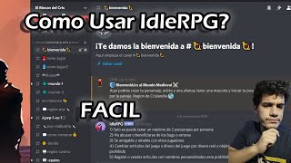 IdleRPG Bot de Discord  Explicacion de como usar [upl. by Ahsilav]